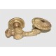 Купить Ручка дверная поворотная Горбушка на кубе