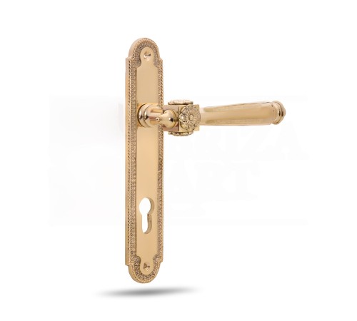 Купить Ручка нажимная Конус с каннелюрами на ажурной пластине